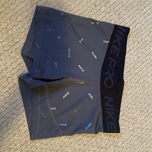Nike pro spandex shorts